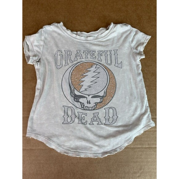 Grateful Dead Other - Grateful Dead Graphic T Shirt, Skull, Youth 4T Shrunk White/grey